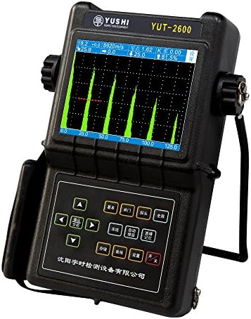 Yushi YUT-2620 Detector digital portabil cu ultrasunete cu o sondă cu fascicul drept și o sondă cu fascicul unghiular, variază opțiunile disponibile pentru sondă / Traductor, înregistrator de date