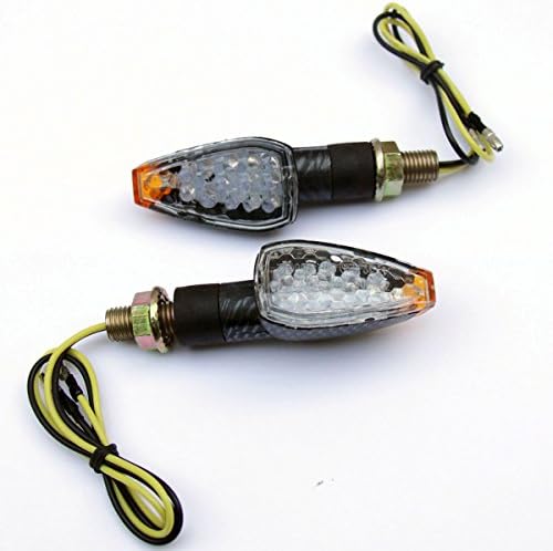 Motortogo Carbon LED Motociclete semnalizatoare semnalizatoare laterale indicatoare semnalizatoare compatibile pentru 2006
