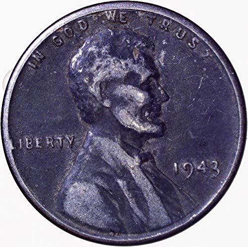 1943 oțel Lincoln grâu Cent 1C foarte fin
