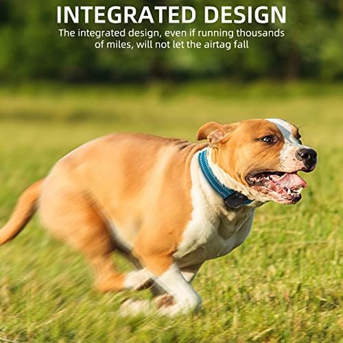 Guler pentru câini Airtag, Integrate Integrate Apple Air Tag Golls Dog, GPL GPS reflectorizant cu carcasă de suport pentru