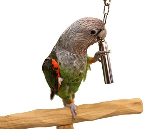Jucărie medie din oțel inoxidabil pentru papagali
