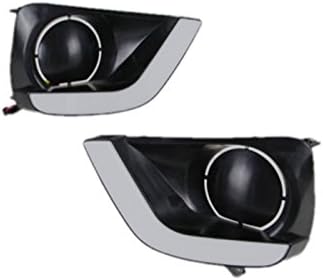 LED -uri AUBLECH LED -uri de zi cu lumini de zi LED DRL Drivând ceață Kit pentru Toyota Yaris Sedan XP150 2014 2015