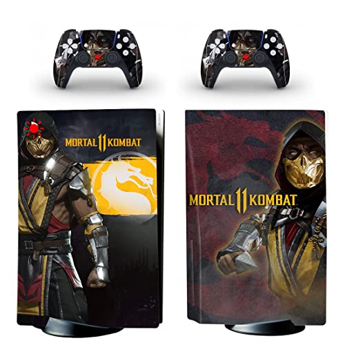 Pentru PS4 Normal - Game Ninja Mortal Best War Kombat X PS4 sau PS5 Sticker Skin pentru PlayStation 4 sau 5 Consola și controlere Decal Vinil DUC -2146