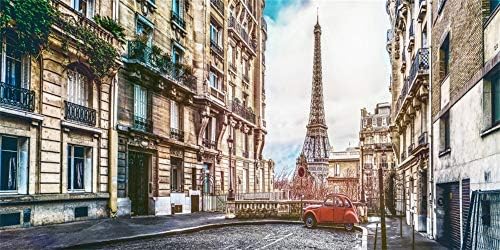 Yeele 20x10ft Turnul Eiffel fundal pentru fotografie Romantic Franța Paris vechi Retro Europa alee fundal Copii Adult Photo