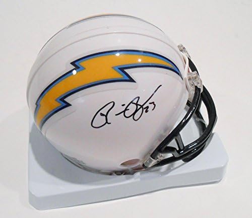 Ronnie Brown a semnat mini cască San Diego Chargers cu COA Dolphins - mini căști NFL cu autograf