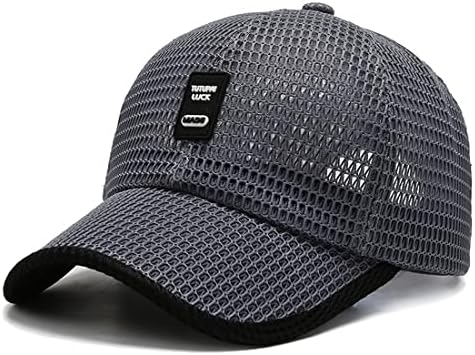 Șapcă de Baseball din plasă de vară Yumeno pentru bărbați, Femei, reglabilă, respirabilă, Sport În aer liber, care rulează Pălărie de camionagiu