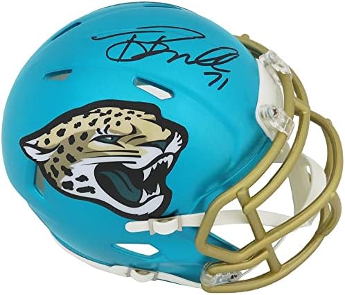 Tony Boselli a semnat Jacksonville Jaguars FLASH Riddell Speed mini cască-Mini căști NFL cu autograf