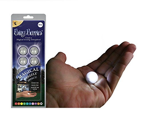 Fortune produse FB-1W-20 zână fructe de padure Magic LED lumina, 0.75 diametru, alb