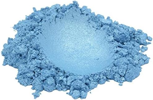 Pearl Albastru/Sky Blue/Cyan Luxy Mica Pigment Pigment Pigment Powder Cosmetic Grad Glitter Efecte pentru ochi pentru lumânări