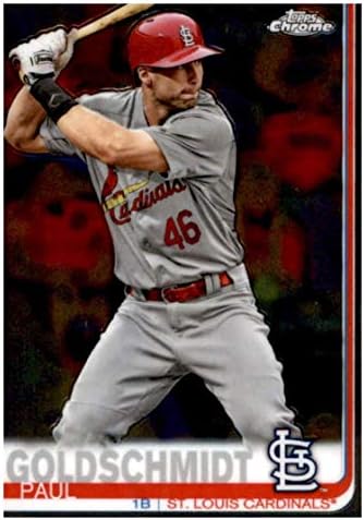 2019 Topps Chrome 139 Paul Goldschmidt St. Louis Cardinals MLB Baseball Card de tranzacționare
