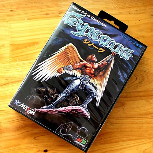 ROMGAME GYNOUG 16 BIT SEGA MD Carte de joc cu cutie de vânzare cu amănuntul pentru Sega Mega Drive pentru Genesis US Shell