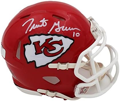 Trent Green a semnat Kansas City Chiefs Speed NFL mini cască-autografe NFL mini căști