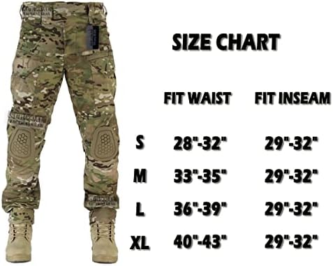 Pantaloni de combatere zapt -pantaloni pentru bărbați Airsoft Paintball Pantaloni tactici cu tampoane pentru genunchi Vânătoare