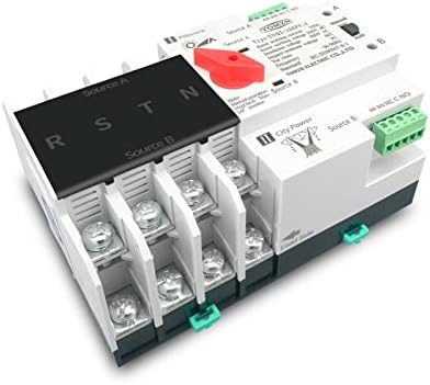 ZAAHH 1buc 2P 3P 4P Din Rail ATS pentru PV și invertor Dual Power Selector de Transfer automat comutatoare 63A 100A 125A