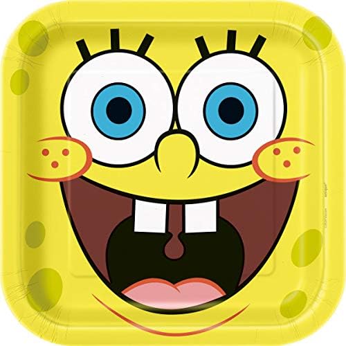 SpongeBob Squarepants - șervețele, farfurii, tablecover, un pachet de petreceri la mulți ani pentru 16 persoane - Include 1