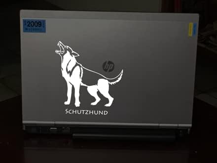 Autocolant de decaluri Schutzhund German Schutzhund pentru camionul carcasului IPO Dog - dimensiune de 5,5 x 5,2 inci
