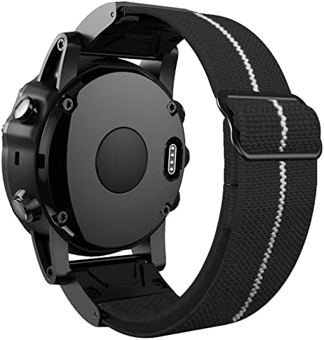 FacDem Smart Watch Nylon Bucla Elastică curele pentru Garmin Fenix ​​7 7x 5xplus 6xpro/Mk2i 3HR înlocuire Brățară cu bandă
