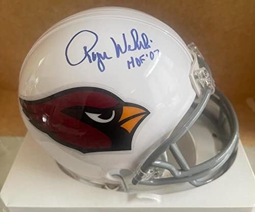 Roger Wehrli Cardinals Hof 07 a semnat mini cască auto Psa-Mini căști NFL cu autograf