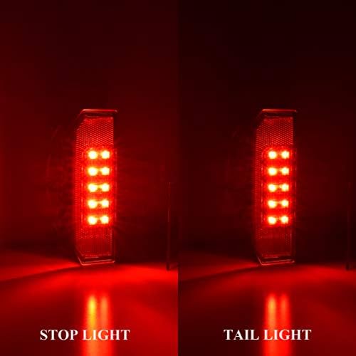 2PC-uri UTV Ranger Lights For Ranger, SAUTVS LED RED LED LEGE LUMINI DE PARTE PARTE PENTRU POLARIS RANGER 570 DISONIFICARE