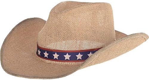 Amscan Patriotic Cowboy Hat Accesorial Hat, 5 x 13, multicolor - 1 PC