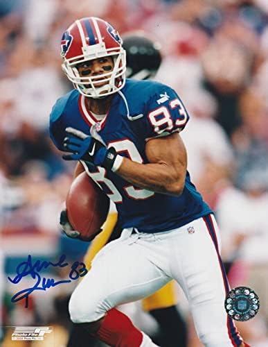 Andre Reed Buffalo Bills Acțiune semnată 8x10 - Fotografii autografate NFL