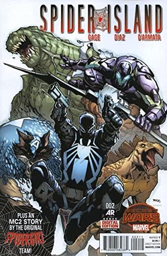 Spider-Island # 2 VF / NM; carte de benzi desenate Marvel / războaie secrete