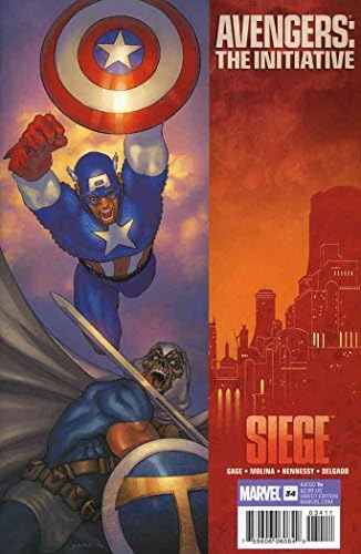 Avengers :inițiativa 34 VF / NM; carte de benzi desenate Marvel / asediu