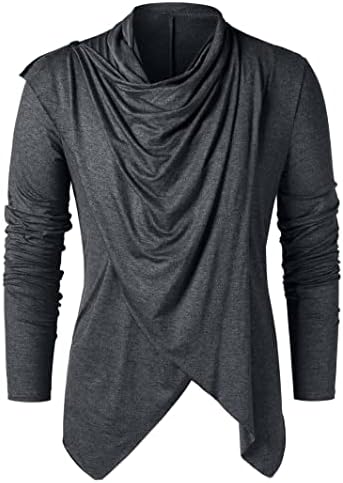Cardigan pentru bărbați Tricou cu mâneci lungi Fashion Moda Solid Color Niche Design Autumn and Winter Single Row Top