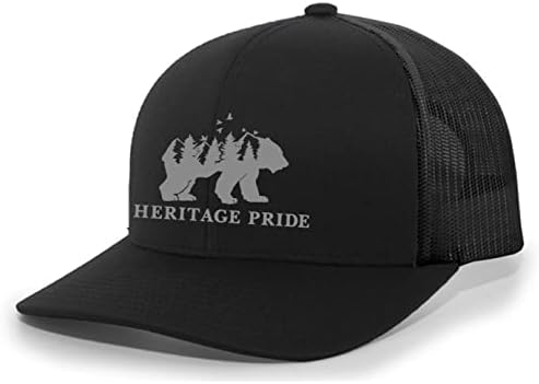 Patrimoniu mândrie urs pitoresc bărbați brodate cu plasă din spate camionar pălărie de baseball