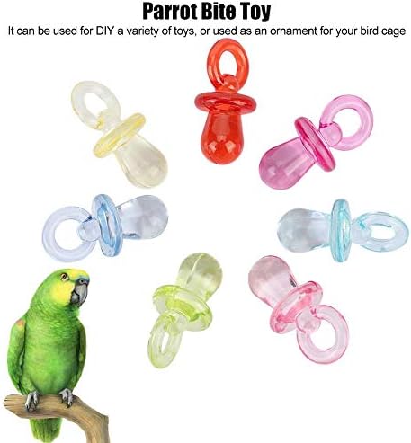 Jucării pentru păsări, 50 pc plastic Jucării pentru păsări pentru păsări Pigerie Jucării Mușcături Jucării Plastice Colorate