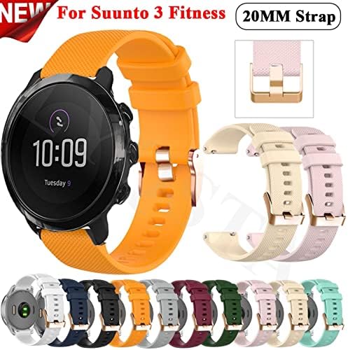 COEPMG înlocuire Watchband pentru Suunto 3 Fitness Silicon Brățară Sport Sport Banda pentru Sport pentru Suunto 3 Fitness Smart