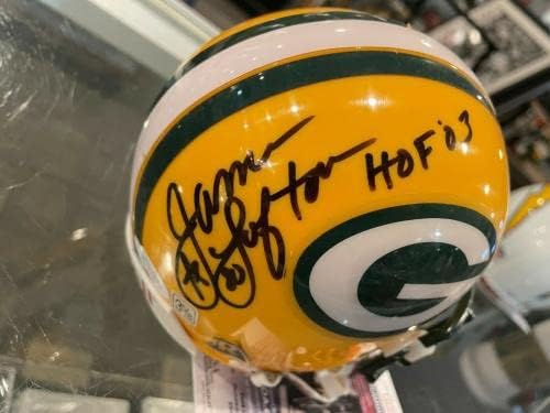 James Lofton Green Bay Packers a semnat mini cască JSA-mini căști NFL cu autograf