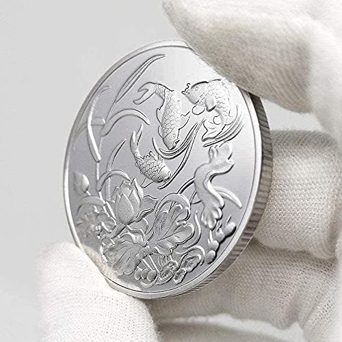 Koi noroc monedă de argint monedă de nuntă monede de nuntă cupluri norocoase monede mici cadou mic monede comemorative copiere