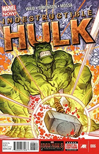 Hulk indestructibil 6 VF; carte de benzi desenate Marvel / Mark Waid ciocanul lui Thor