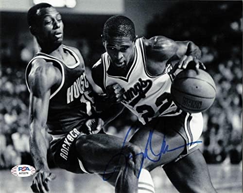 Larry Drew a semnat 8x10 Foto PSA/ADN Sacramento Kings Autographed - Fotografii autografate NBA