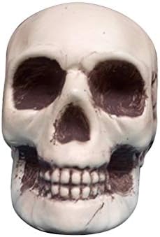 Luoem Decoration înfricoșător de Halloween Plastic Craniu Recuzită Realist Schelet Statuie Cap de Halloween Decors Ornamente