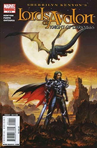 Lords of Avalon: Cavalerul întunericului 1 FN; carte de benzi desenate Marvel / Sherrilyn Kenyon