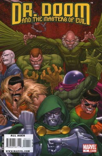 Doctor Doom și maeștrii răului 1 FN; Marvel carte de benzi desenate