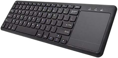 Tastatură BoxWave compatibilă cu ASUS ExpertBook - tastatură MediaOne cu TouchPad, Tastatură USB Fullsize PC TrackPad Wireless pentru ASUS ExpertBook-Jet Black