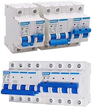 1buc MTS Dual Power manual transfer Switch 1p 2p Mini Interlock Circuit Breaker AC 6a-125A 50/60Hz Dain Rail