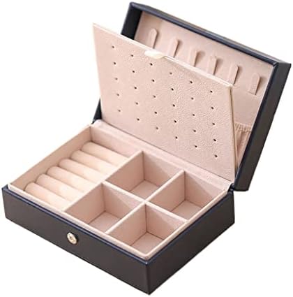 Fguikz portabil de bijuterii cercei cercei inel cutie de bijuterii versiunea coreeană Bijuterii Europene cutie de depozitare