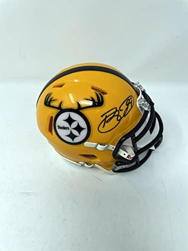 BRETT KEISEL Pittsburgh Steelers a semnat mini cască personalizată Antlers cu Mini căști NFL cu autografe JSA COA