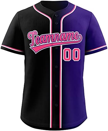 Jersey de baseball cu gradient personalizat cusut/tipărit de nume personalizat Numărul de nume UNIORD SPORTY PENTRU MENERI
