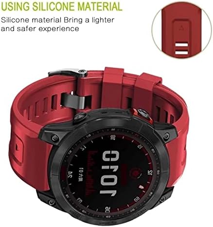 Inanir 26 22mm Silicon Quick Release Watchband curea pentru Garmin Fenix 7x 7 6 6x Pro 5x 5Plus 3hr Smartwatch Easyfit bratara