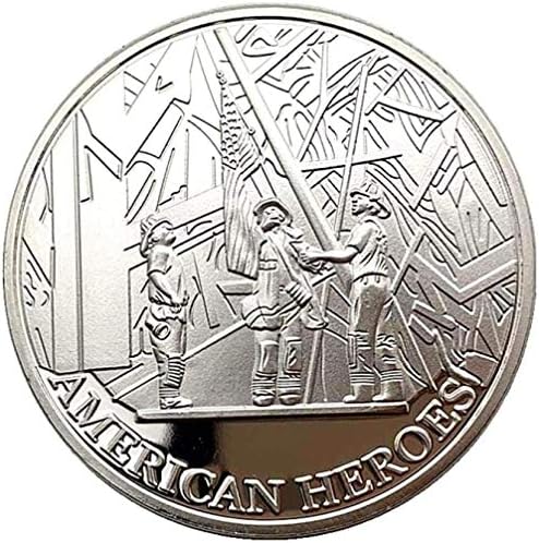 Chenchen 2001 Statele Unite 911 World Trade Building Platat Silver Comemorative Monede Collection Craft Craft în reliefare