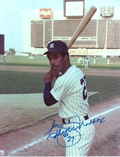 Elliott Maddox New York Yankees semnat autografat 8x10 Foto cu CoA