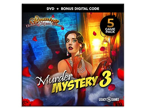 Jocuri Legacy Games Amazing Hidden Object Games pentru PC: Murder Mystery Vol. 3 - DVD PC cu coduri de descărcare digitală
