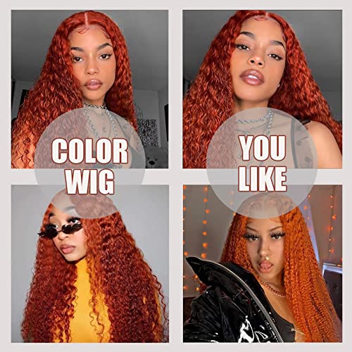 BuLaDou Ginger Orange dantelă peruci față păr uman Jerry peruci cret pentru Femei negre linia naturala a parului Brazilian