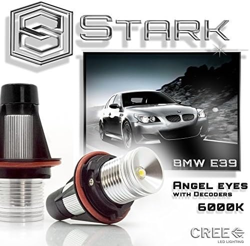 BMW Angel Eyes Halo White 5W LED RING Bulburi X5 E39 E60 E63 E64 E53