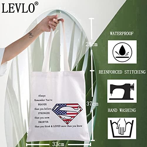 Levlo Hero Cosmetic Bag Fanuri Fanii Cadou Ești mai curajos mai puternic mai inteligent decât credeți